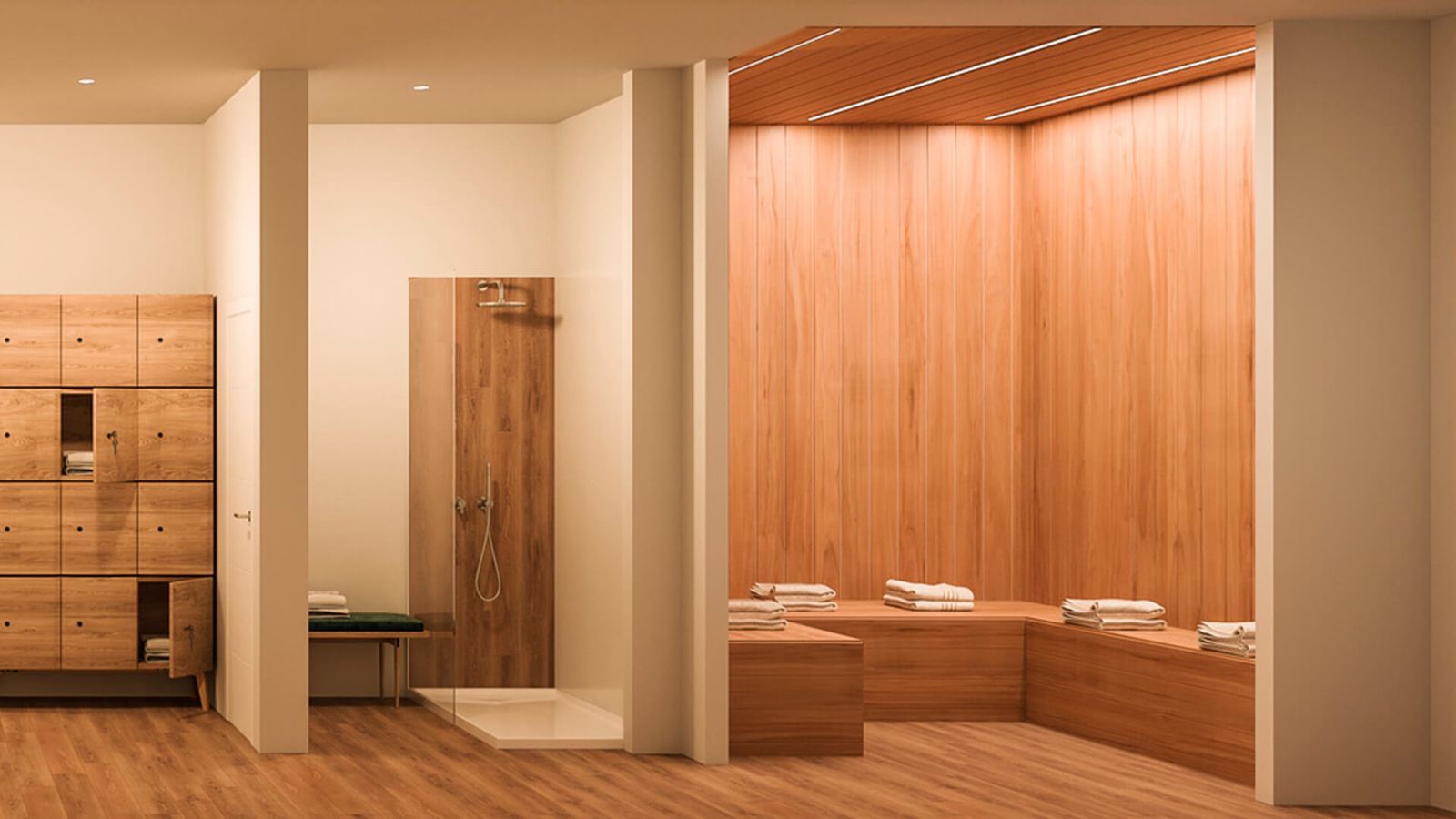 07 wooden sauna room